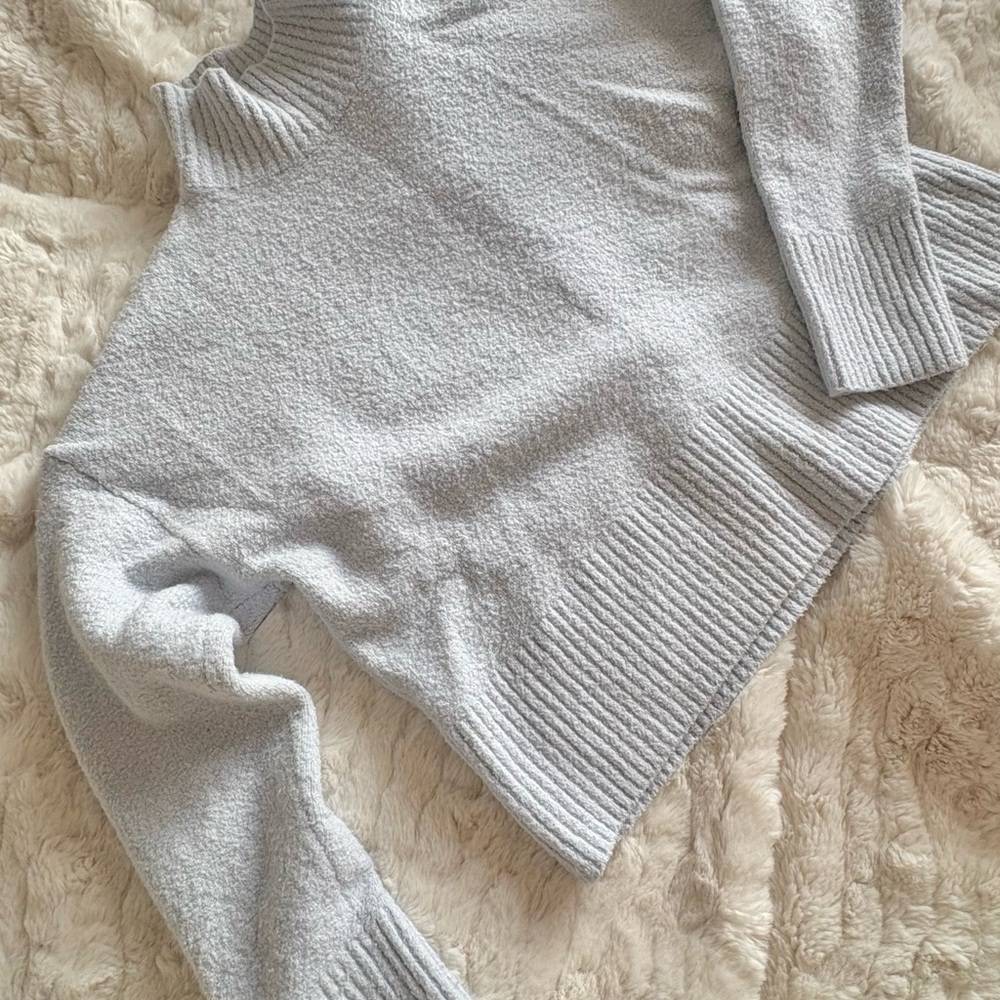 & Other Stories Soft Light Blue Turtleneck Sweater